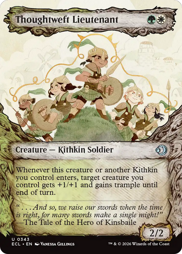 Thoughtweft Lieutenant (Showcase) [Lorwyn Eclipsed] Magic: The Gathering