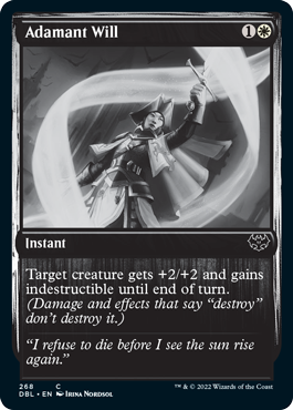 Adamant Will [Innistrad: Double Feature] Magic: The Gathering