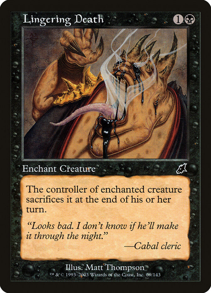 Lingering Death [Scourge] Magic: The Gathering