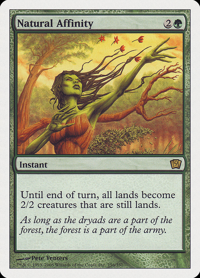 Natural Affinity [Ninth Edition] Magic: The Gathering