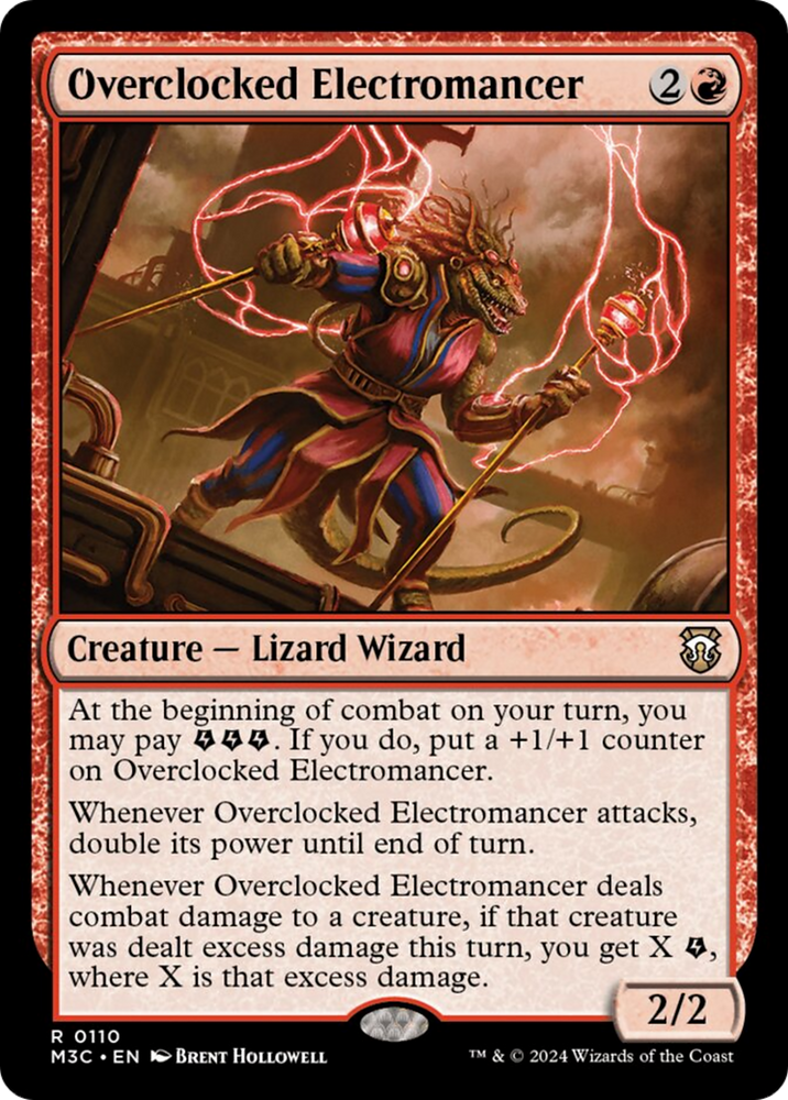 Overclocked Electromancer [Modern Horizons 3 Commander] Magic: The Gathering