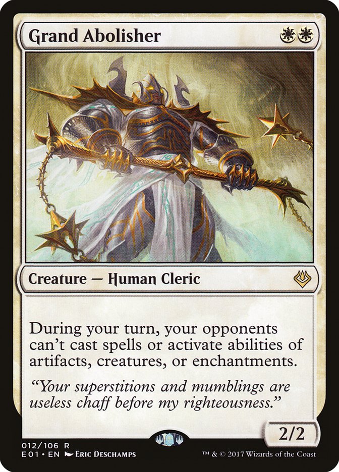 Grand Abolisher [Archenemy: Nicol Bolas] Magic: The Gathering