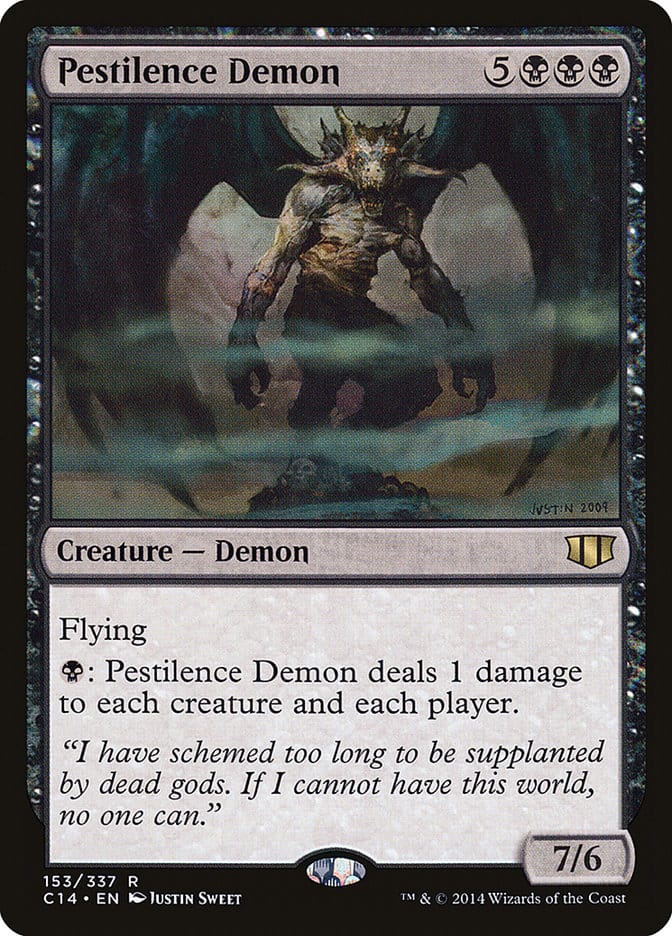 Pestilence Demon [Commander 2014] Magic: The Gathering