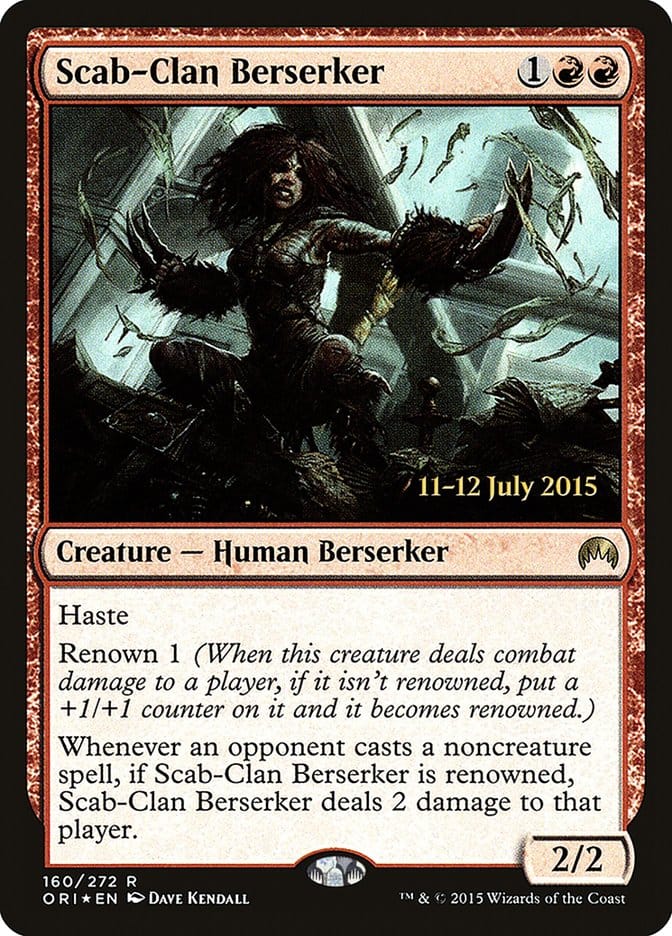 Scab-Clan Berserker [Magic Origins Prerelease Promos] Magic: The Gathering