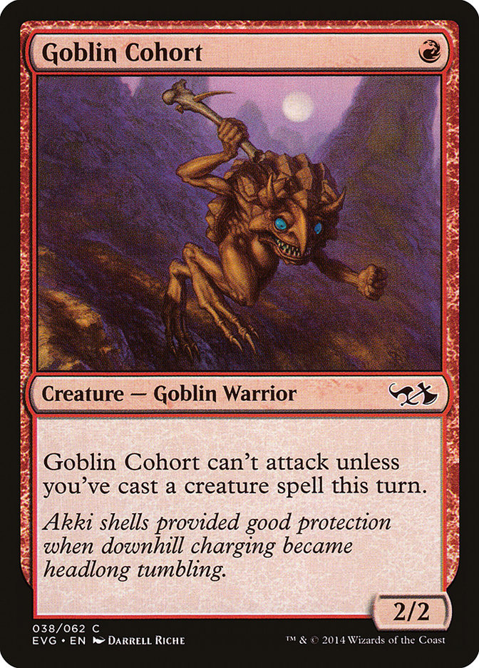 Goblin Cohort (Elves vs. Goblins) [Duel Decks Anthology] Magic: The Gathering
