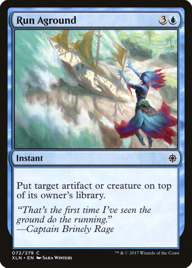 Run Aground [Ixalan] Magic: The Gathering