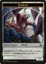 Eldrazi Spawn (004) // Eldrazi Double-Sided Token [Planechase Anthology Tokens] Magic: The Gathering