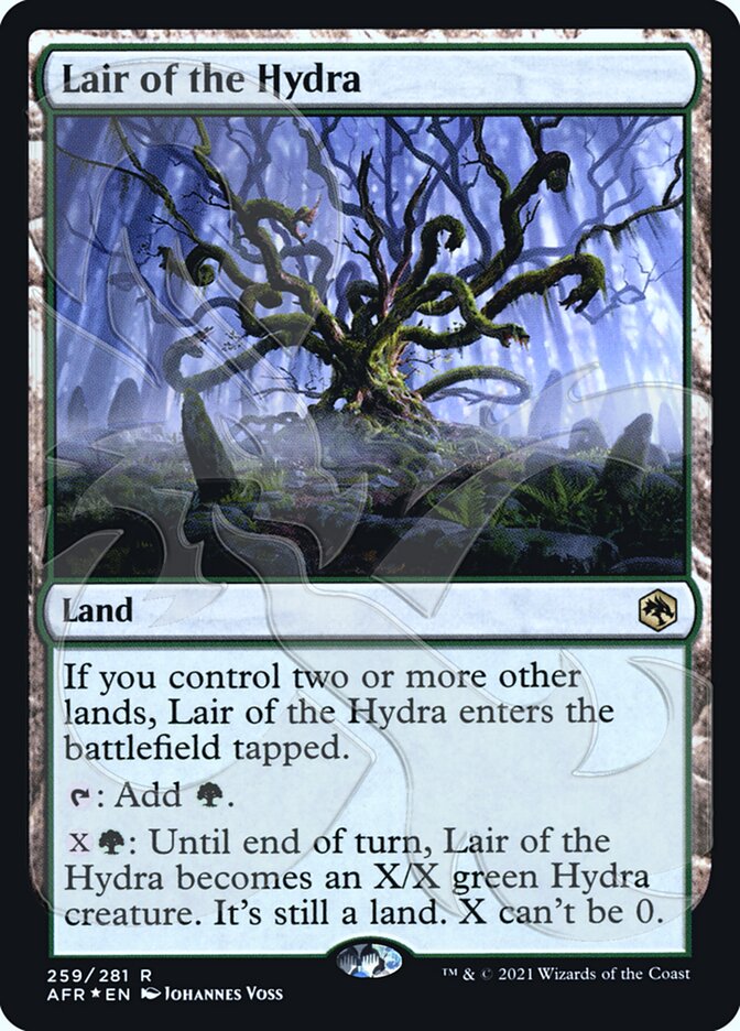 Lair of the Hydra (Ampersand Promo) [Dungeons & Dragons: Adventures in the Forgotten Realms Promos] Magic: The Gathering