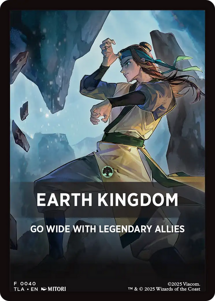 Earth Kingdom Theme Card [Avatar: The Last Airbender Tokens] Magic: The Gathering