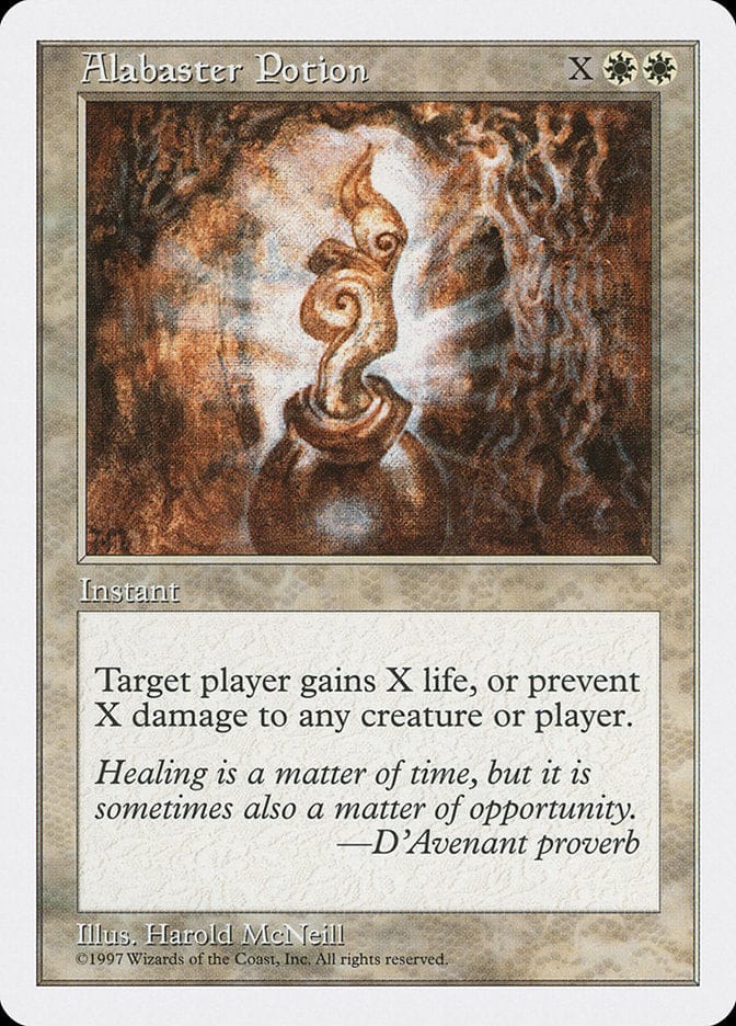 Alabaster Potion [Fifth Edition] Magic: The Gathering