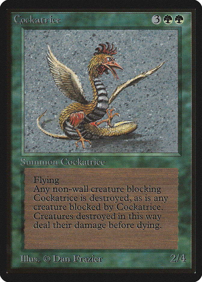 Cockatrice [Beta Edition] Magic: The Gathering