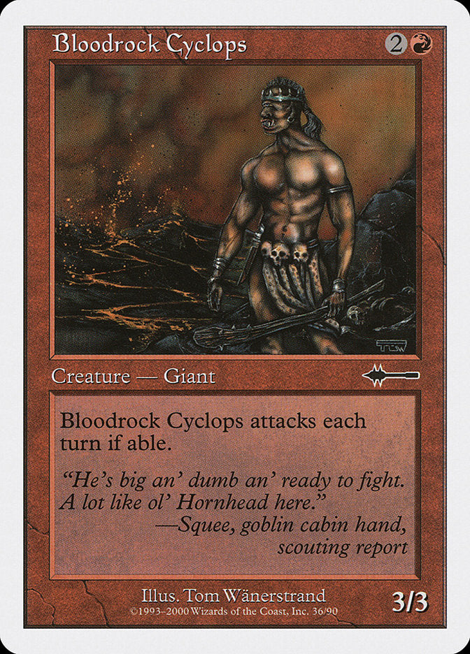 Bloodrock Cyclops [Beatdown] Magic: The Gathering