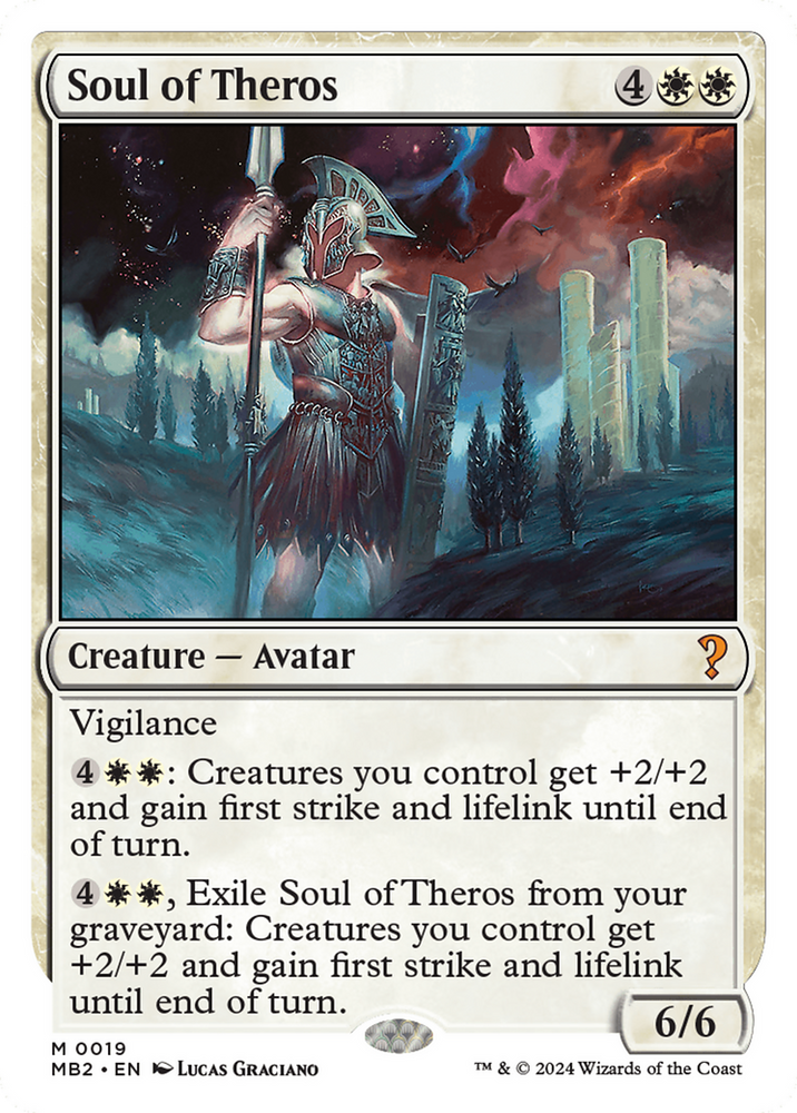 Soul of Theros (White Border) [Mystery Booster 2] Magic: The Gathering