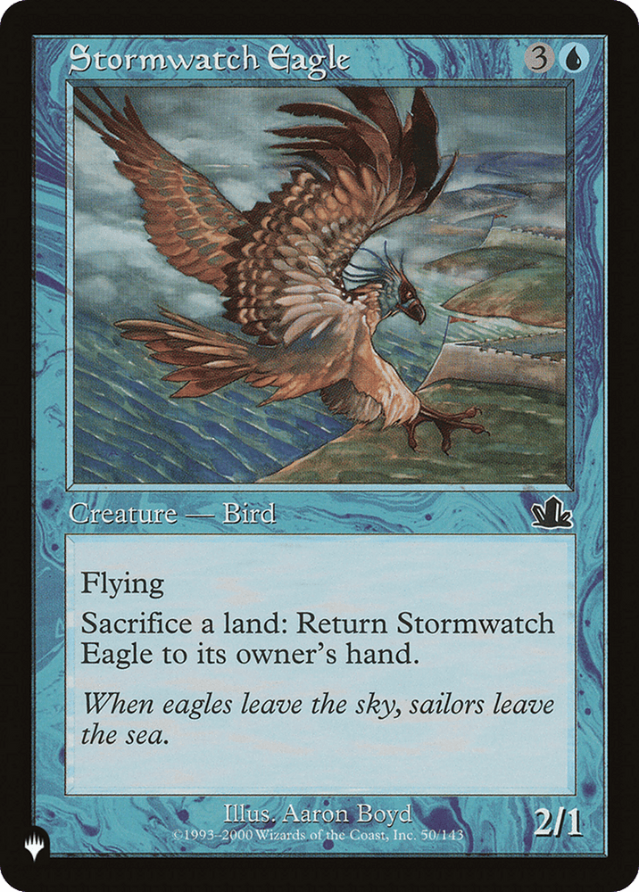 Stormwatch Eagle [The List] Magic: The Gathering