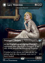 Innocent Traveler // Malicious Invader - Lucy Westenra // Lucy, Arisen Vampire [Innistrad: Crimson Vow] Magic: The Gathering
