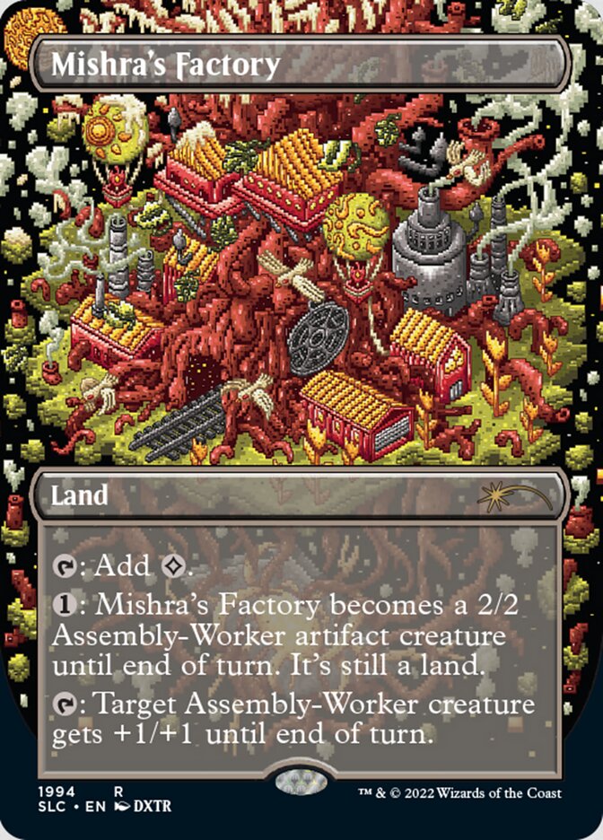 Mishra's Factory (Borderless) [Secret Lair Countdown Kit] Magic: The Gathering