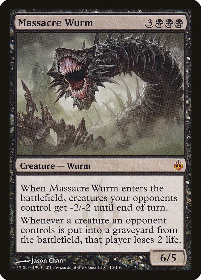 Massacre Wurm [Mirrodin Besieged] Magic: The Gathering