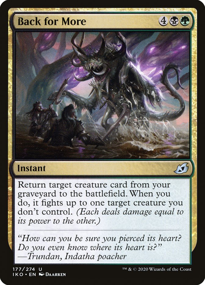 Back for More [Ikoria: Lair of Behemoths] Magic: The Gathering