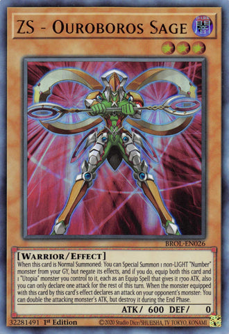 ZS - Ouroboros Sage [BROL-EN026] Ultra Rare - Yugioh Cards For Your TCG Needs!