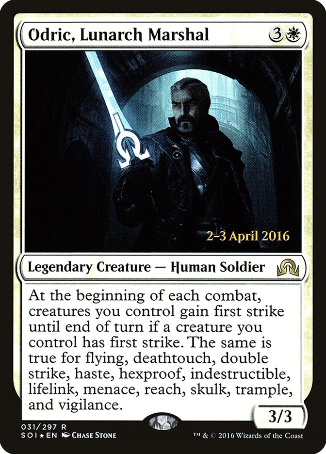Odric, Lunarch Marshal [Shadows over Innistrad Prerelease Promos] Magic: The Gathering