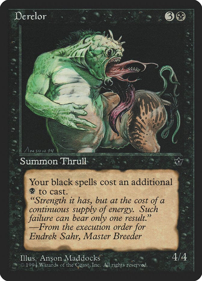 Derelor [Fallen Empires] Magic: The Gathering