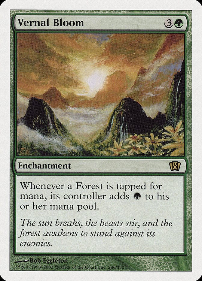 Vernal Bloom [Eighth Edition] Magic: The Gathering