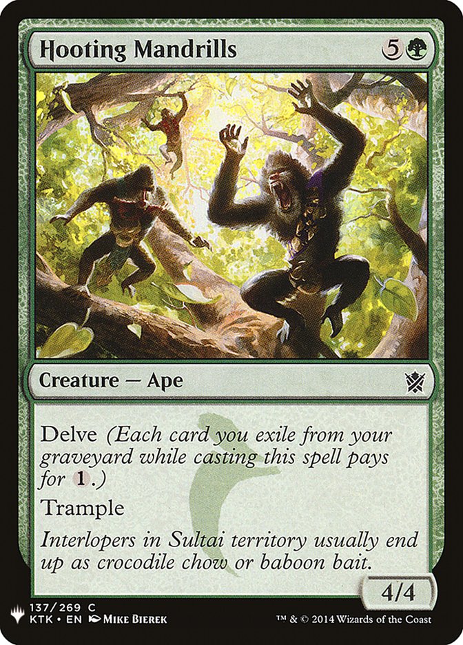 Hooting Mandrills [Mystery Booster] Magic: The Gathering