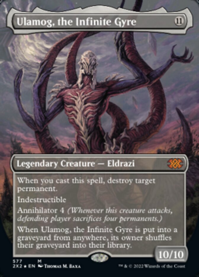 Ulamog, the Infinite Gyre (Textured Foil) [Double Masters 2022] Magic: The Gathering