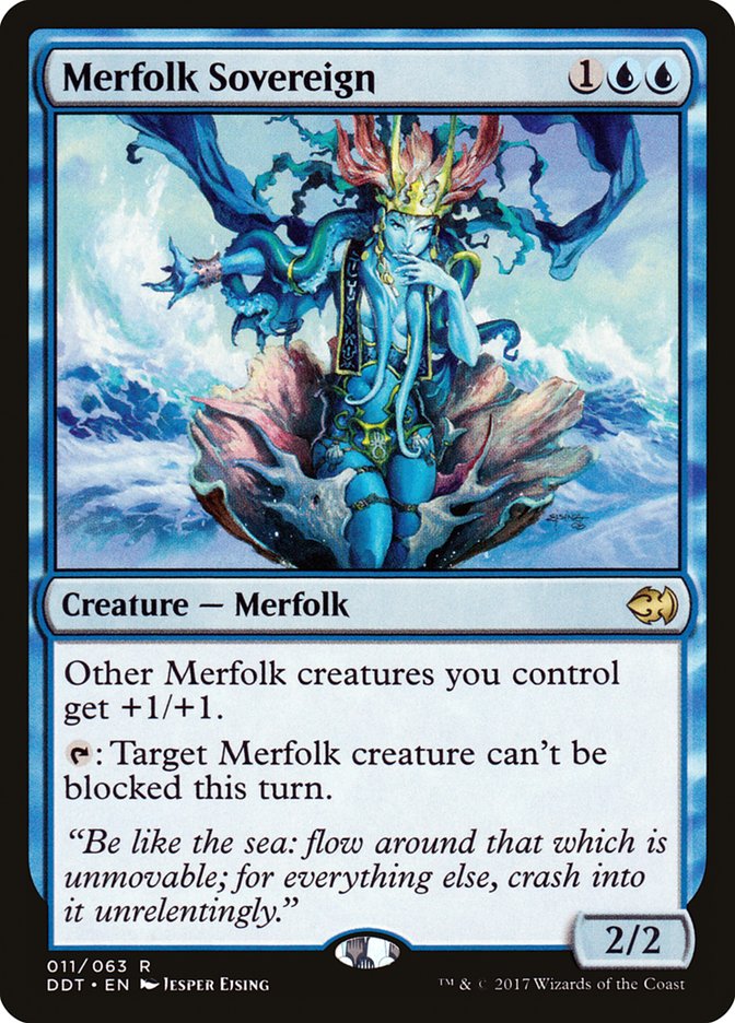 Merfolk Sovereign [Duel Decks: Merfolk vs. Goblins] Magic: The Gathering