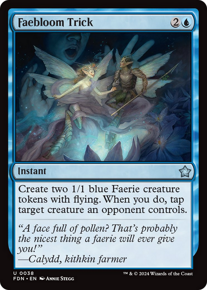 Faebloom Trick [Foundations] Magic: The Gathering