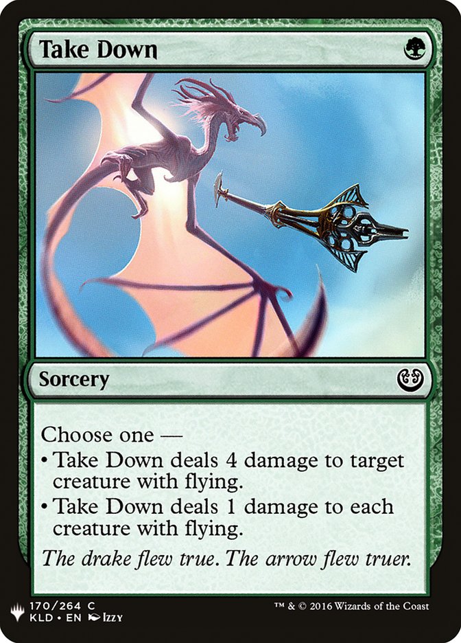 Take Down [Mystery Booster] Magic: The Gathering