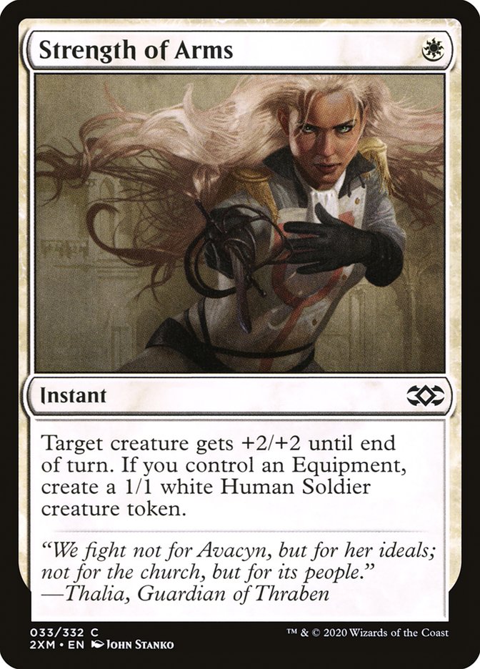 Strength of Arms [Double Masters] Magic: The Gathering