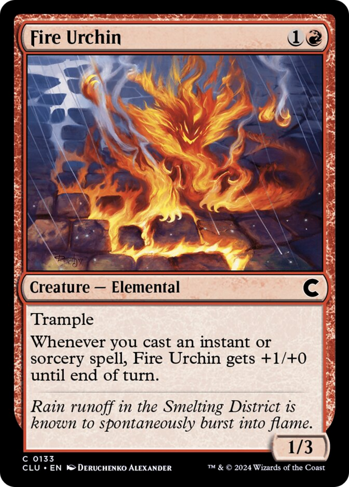 Fire Urchin [Ravnica: Clue Edition] Magic: The Gathering