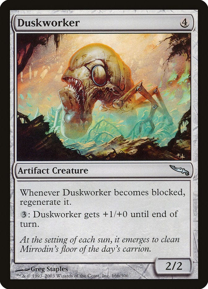 Duskworker [Mirrodin] Magic: The Gathering