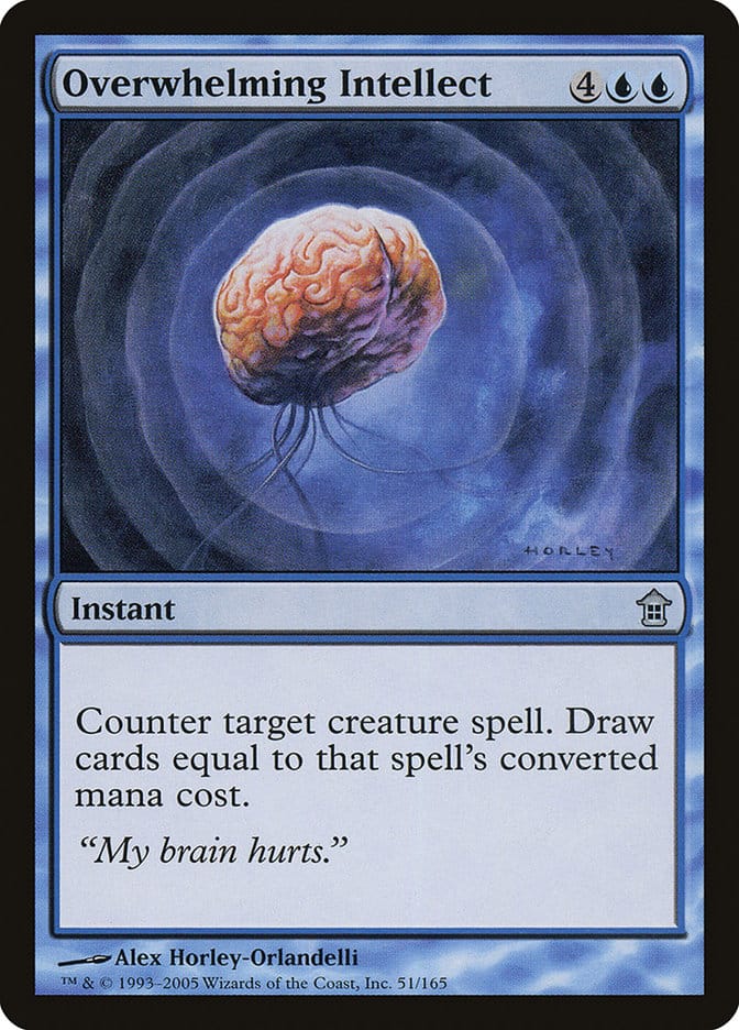 Overwhelming Intellect [Saviors of Kamigawa] Magic: The Gathering