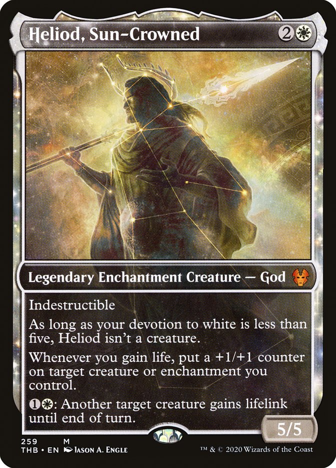 Heliod, Sun-Crowned (Showcase) [Theros Beyond Death] Magic: The Gathering