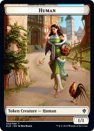 Human // Insect Double-Sided Token [Challenger Decks 2021 Tokens] Magic: The Gathering