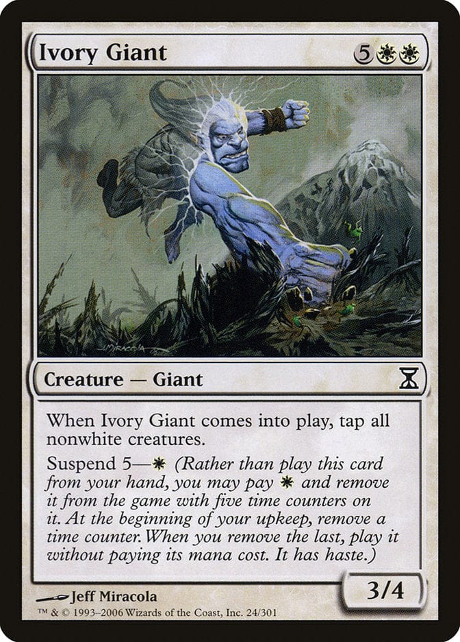Ivory Giant [Time Spiral] Magic: The Gathering