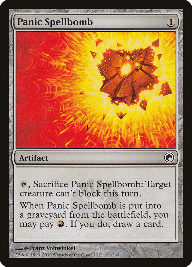 Panic Spellbomb [Scars of Mirrodin] Magic: The Gathering