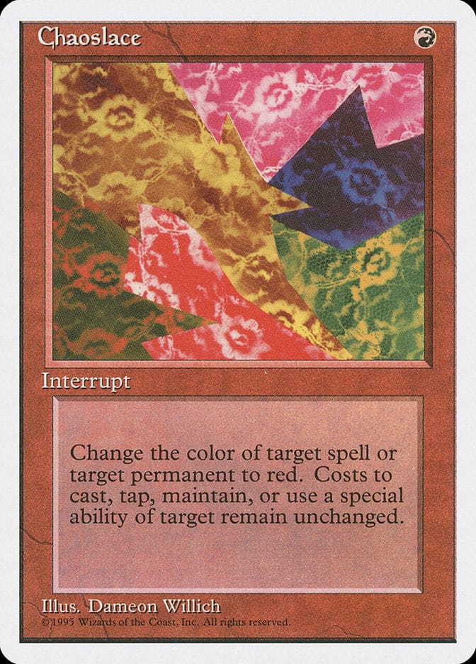 Chaoslace [Fourth Edition] Magic: The Gathering