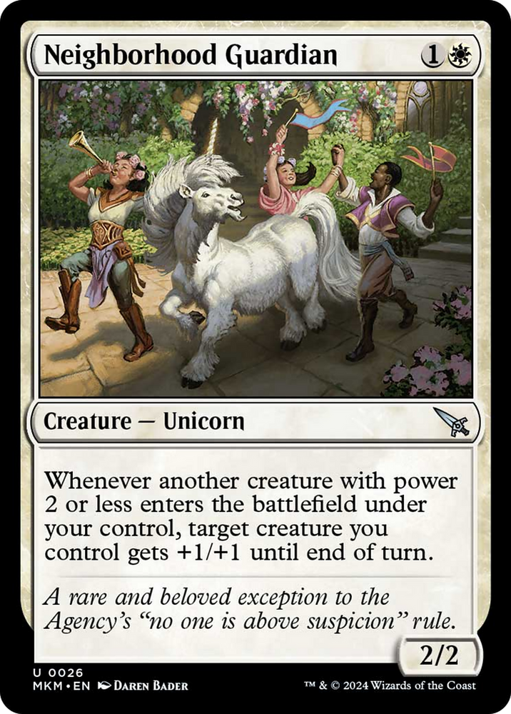 Neighborhood Guardian [Murders at Karlov Manor] Magic: The Gathering