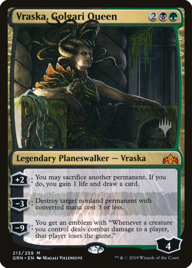 Vraska, Golgari Queen (Promo Pack) [Guilds of Ravnica Promos] Magic: The Gathering