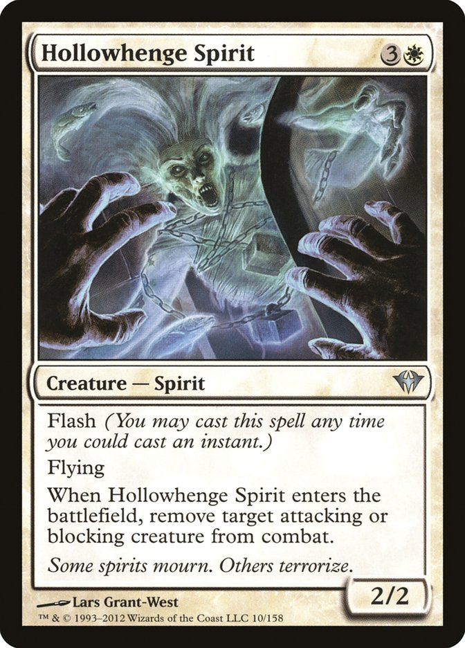 Hollowhenge Spirit [Dark Ascension] Magic: The Gathering