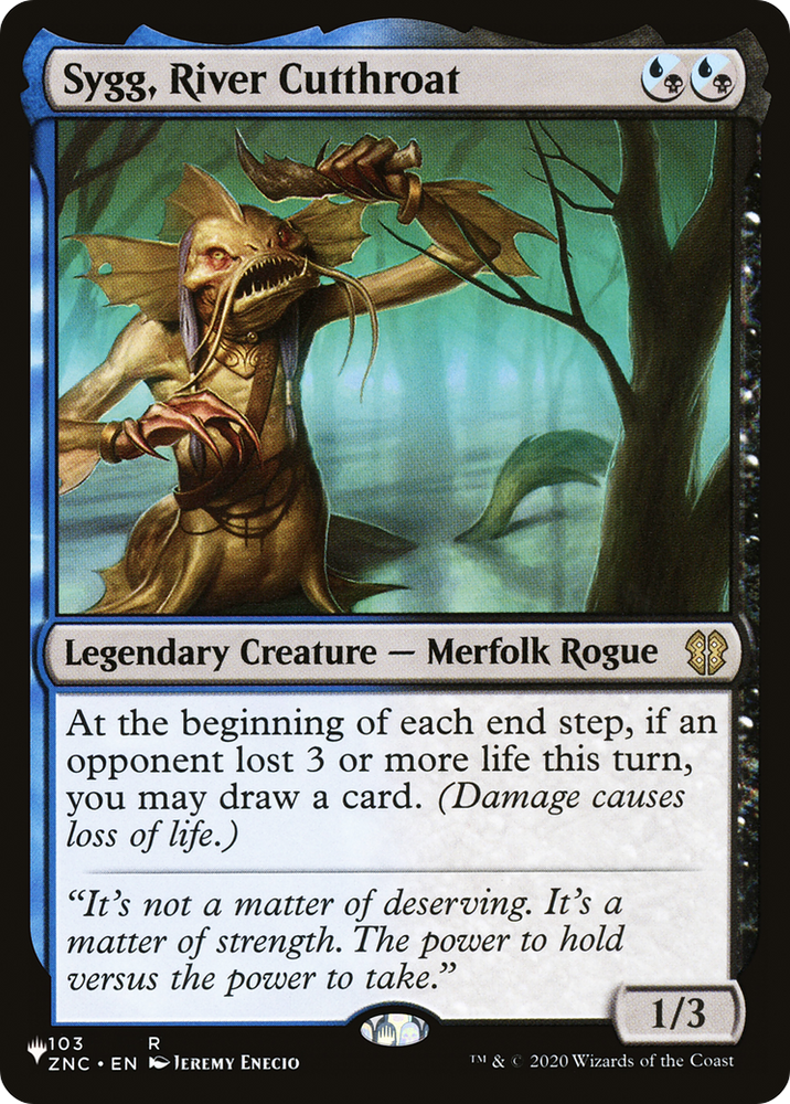 Sygg, River Cutthroat [The List] Magic: The Gathering
