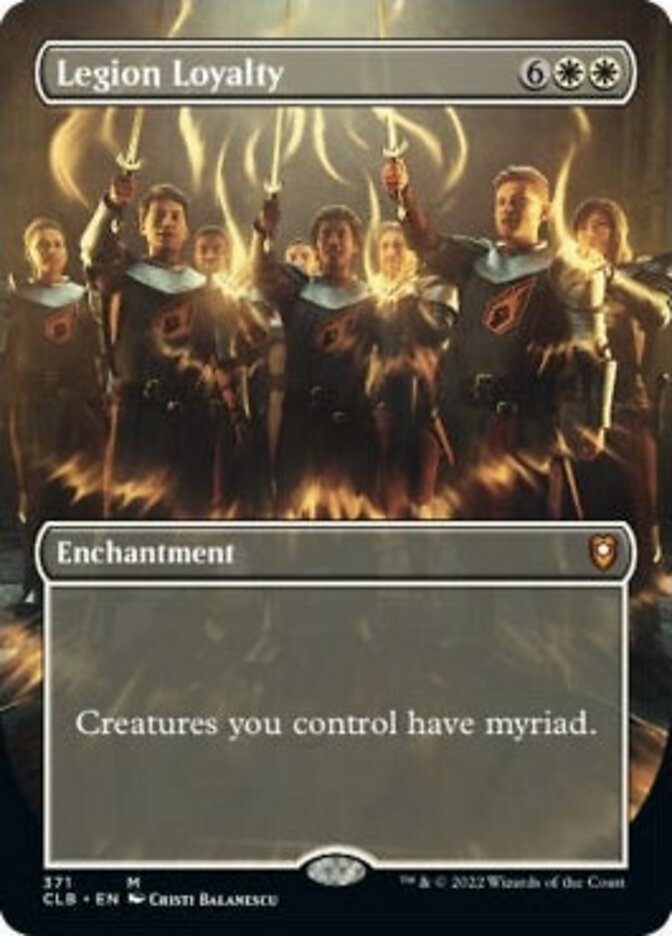 Legion Loyalty (Borderless Alternate Art) [Commander Legends: Battle for Baldur's Gate] Magic: The Gathering