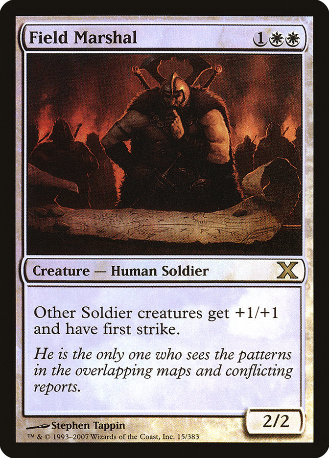 Field Marshal (Premium Foil) [Tenth Edition] Magic: The Gathering