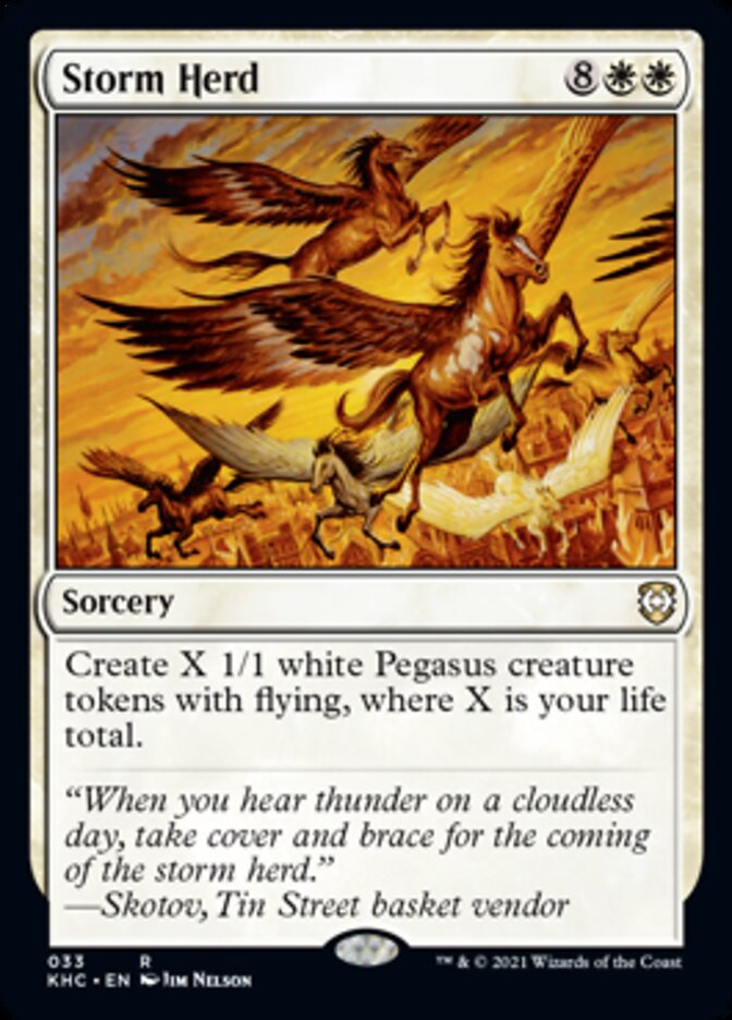 Storm Herd [Kaldheim Commander] Magic: The Gathering