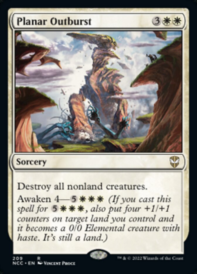 Planar Outburst [Streets of New Capenna Commander] Magic: The Gathering
