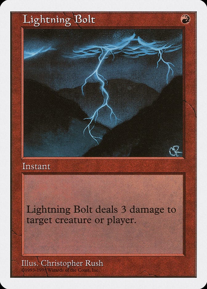 Lightning Bolt [Anthologies] Magic: The Gathering