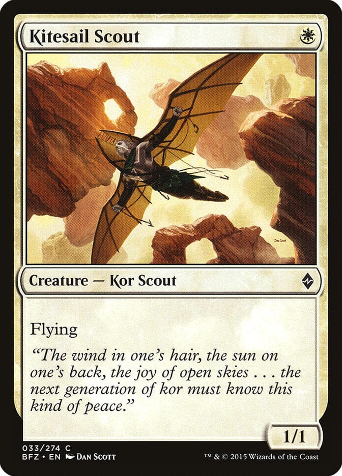 Kitesail Scout [Battle for Zendikar] Magic: The Gathering